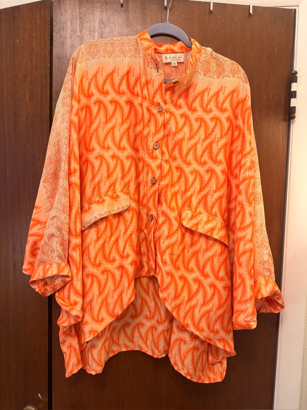 Kantha Bae silk Dylan blouse